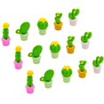 thumbnail image 1 of 15pcs Cartoon Erasers Creative Cactus Shape Rubber Erasers Student Stationery, 1 of 3