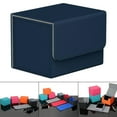 thumbnail image 3 of Card Deck Box Storage Holder Organizer W/ Magnet Closure Card Toy Hobbies Display TCG Blue, 3 of 9