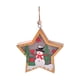 thumbnail image 2 of Árbol de Navidad con luz colgante, decorativo, de madera, para bar, hogar, boda. muñeco de nieve estrella, 2 of 9