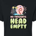 thumbnail image 3 of SpongeBob SquarePants - Head Empty Gary Cropped Graphic T-Shirt, 3 of 6