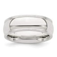 thumbnail image 4 of 925 Sterling Silver 7mm Comfort Fit Milgrain Band Ring Size 6, 4 of 6