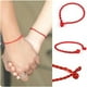 thumbnail image 5 of Pulsera trenzada de hilos rojos sexy para buena suerte, riqueza y amor 12PCS Correa de cuerda de hilo de la suerte Pulsera de cordón de cuerda roja de la suerte, 5 of 5