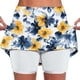 thumbnail image 1 of Pantalones Cortos de Cintura Alta para Mujeres Que Imprimen Joggers Delgados Ligeros con Bolsillos para Uso Casual en el Hogar O Actividades Al Aire Libre, 1 of 5