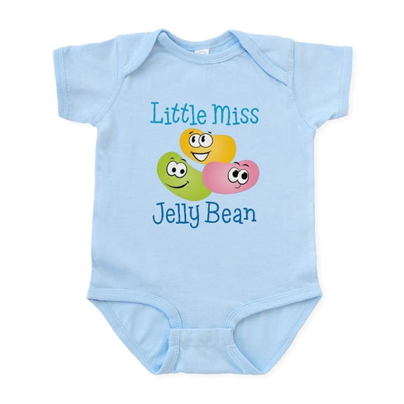 CafePress - Little Miss Jelly Bean Infant Bodysuit - Baby Light Bodysuit, Size Newborn - 24 Months