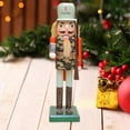 thumbnail image 4 of 36 cm Decorativa Cascanueces para Navidad, Cascanueces de Adornos de , Decoraciones Navideñas, Decoración Camuflaje Baoblaze Soldado Cascanueces, 4 of 8