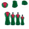 thumbnail image 3 of 4 fundas para cabezas de palos de golf, fundas protectoras para cabezas de driver Verde, 3 of 9