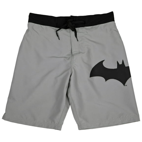 Batman Hush Symbol Heather Grey Board Shorts-3XLarge (48-50)