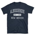 thumbnail image 1 of Albuquerque New Mexico Classic Established Men's Cotton T-Shirt, 1 of 1