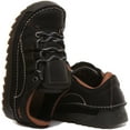 thumbnail image 4 of Art Company 0590 Skyline Pleasant Unisex Leather Chunky Sole Sneakers In Black Size 9, 4 of 6