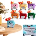 thumbnail image 1 of Crochet Trash Can Fire Dumpster Positive Con Tarjeta Alentadora, 1 of 9