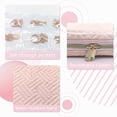 thumbnail image 6 of Jewelry Organizer Travel Box Storag with Ring, Earring, and Necklace Compartments - Clear Zipper Pouch for Stylish Jewelry Storage Pink, 6 of 6