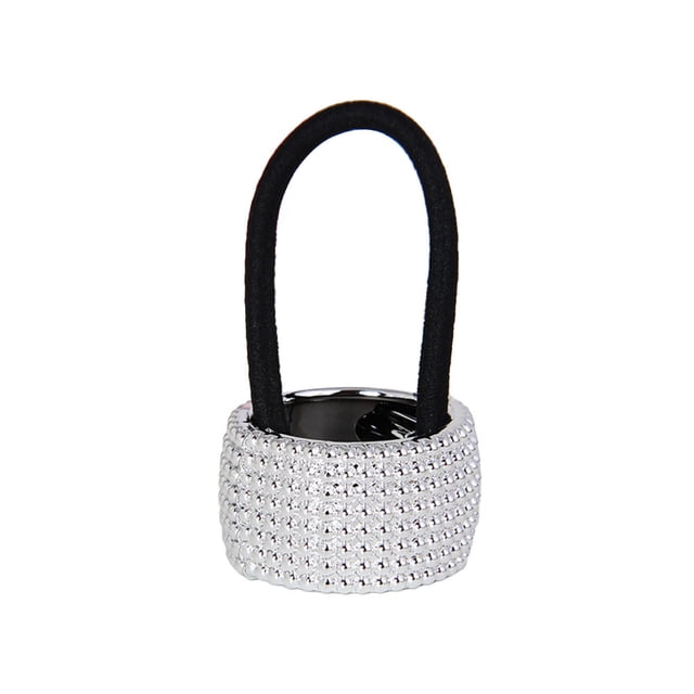 EeaseCA Bandeau Queue de Cheval Punk pour Femmes et Filles Accessoire de Mode (Argent)