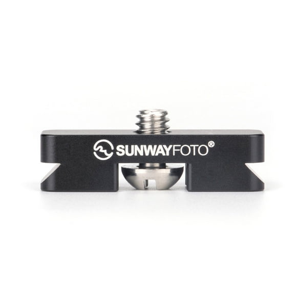 SUNWAYFOTO DP-12 Plaque Mini QR 12mm pour Lumière de Remplissage Vidéo LED Compatible Arca/RRS Utilisée sur Trépied
