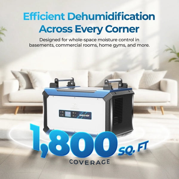 ARGENDON Crawl Spaces Dehumidifier with Pump and Drain Hose, 145 Pint Commercial Dehumidifiers for Basement, Large Spaces, Auto Defrost, Compact, 5 Years Limited Warranty