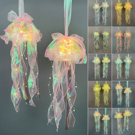 

Skindy Create a DIY Glowing Jellyfish Night Light with our Multipurpose Decorative Plastic Lamp Kit - Perfect for Photos and Decoration