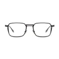 thumbnail image 2 of Womens Fashion Blue Light Blocking Oversized Reading Glasses 1.0, Metal Black Square Spring Hinge Readers +1.00, 2 of 3