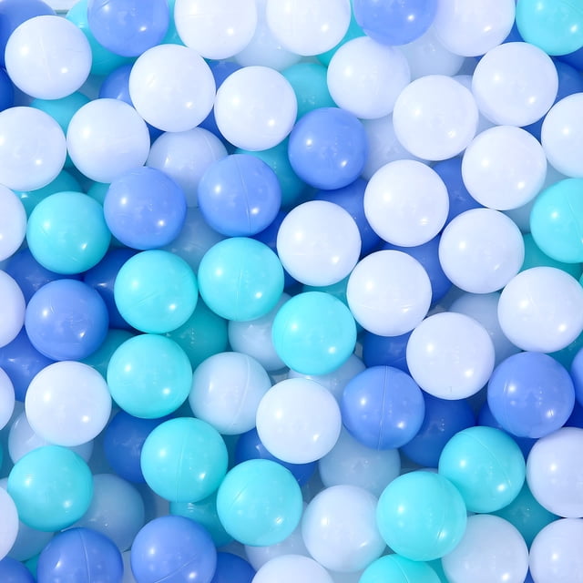Toy Pit Balls Thenese Macaron Ocean, paquete de 100 unidades, 5,5 cm de diámetro