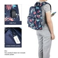 thumbnail image 3 of KAWELL 13.3" Laptop Backpack, Stylish Water Repellent Canvas Bag with USB Port for Travel/Business, 3 of 6