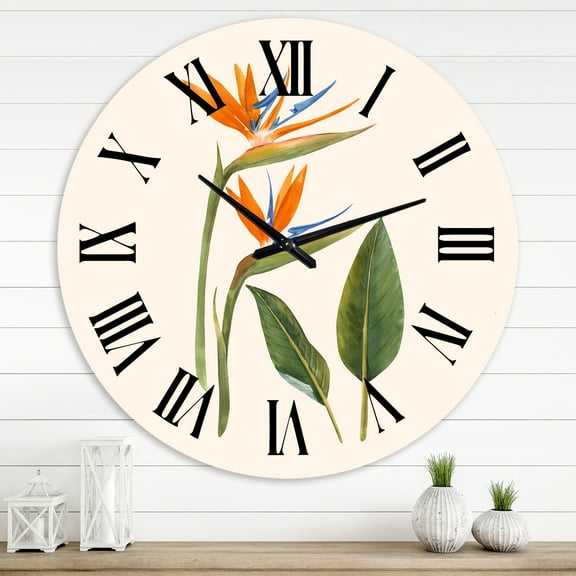 Designart 1 in Quartz Traditional Wall Clock