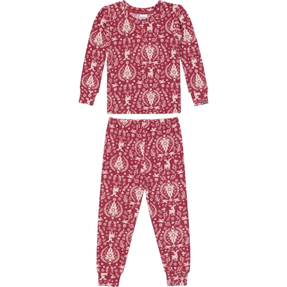 Modern Moments by Gerber Toddler and Kids Matching Christmas Pajama Set, 2-Piece, Sizes 12 Months–12 Kids