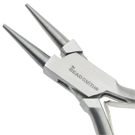 

The Beadsmith Casual Comfort Round Nose Pliers with PVC Handle 1 Piece