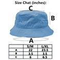 thumbnail image 3 of Glory Max Summer Beach Bucket Hat 100% Cotton Sun Visor Fishing Packable Cap Baby Blue, 3 of 5
