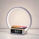 thumbnail image 1 of Lámpara de noche, lámpara de mesa táctil con cargador inalámbrico, lámpara de mesita de noche con reloj, luz de despertador, luz nocturna LED de 3 niveles de brillo para dormitorio, sala de, 1 of 5