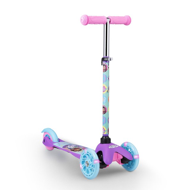 Scooter Voyager Gabby's Dollhouse de 3 ruedas autoequilibrado para niños