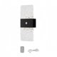 thumbnail image 2 of Aplique de pared LED giratorio con alimentación por pilas, luz decorativa para sala de estar Negro, 2 of 9