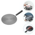 thumbnail image 2 of Multipurpose Metal Heat Diffuser Induction Plate Adapter Gas Electric Cooker Plate with Handle, 2 of 5