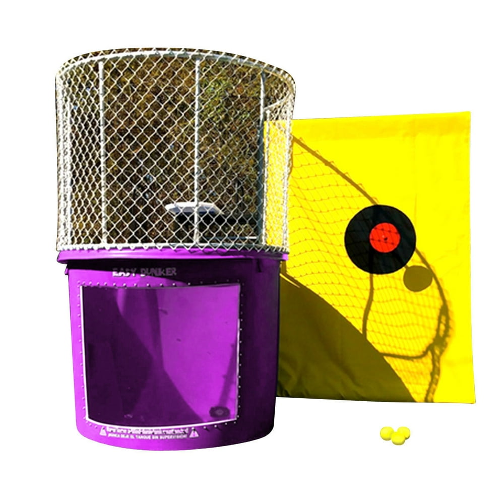 EZ Dunker Portable Commercial Dunk Tank Booth, Wingless Purple
