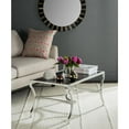 thumbnail image 3 of Safavieh Alphonse Coffee Table-Color:Silver/Tempered Glass Top, 3 of 3