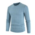 thumbnail image 1 of Suéter de punto para hombre Slim Fit Jumper Pullover Plain Knitwear Casual Top Winter LingWen 9024715582713, 1 of 1