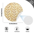 thumbnail image 2 of Ryvnso Wheat Summer Round Plate Mats Dining Table Placemat Set of 4 for Holiday Decoration, 2 of 7