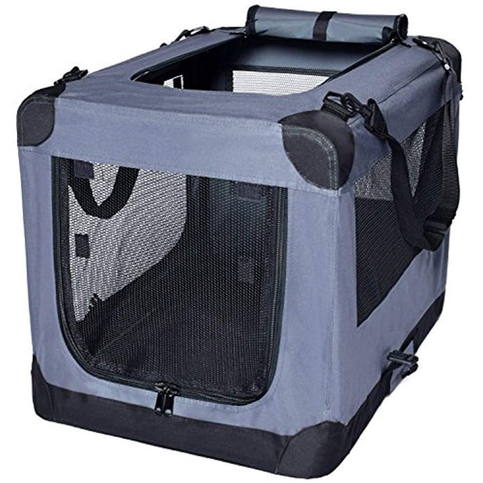 folding travel dog crate