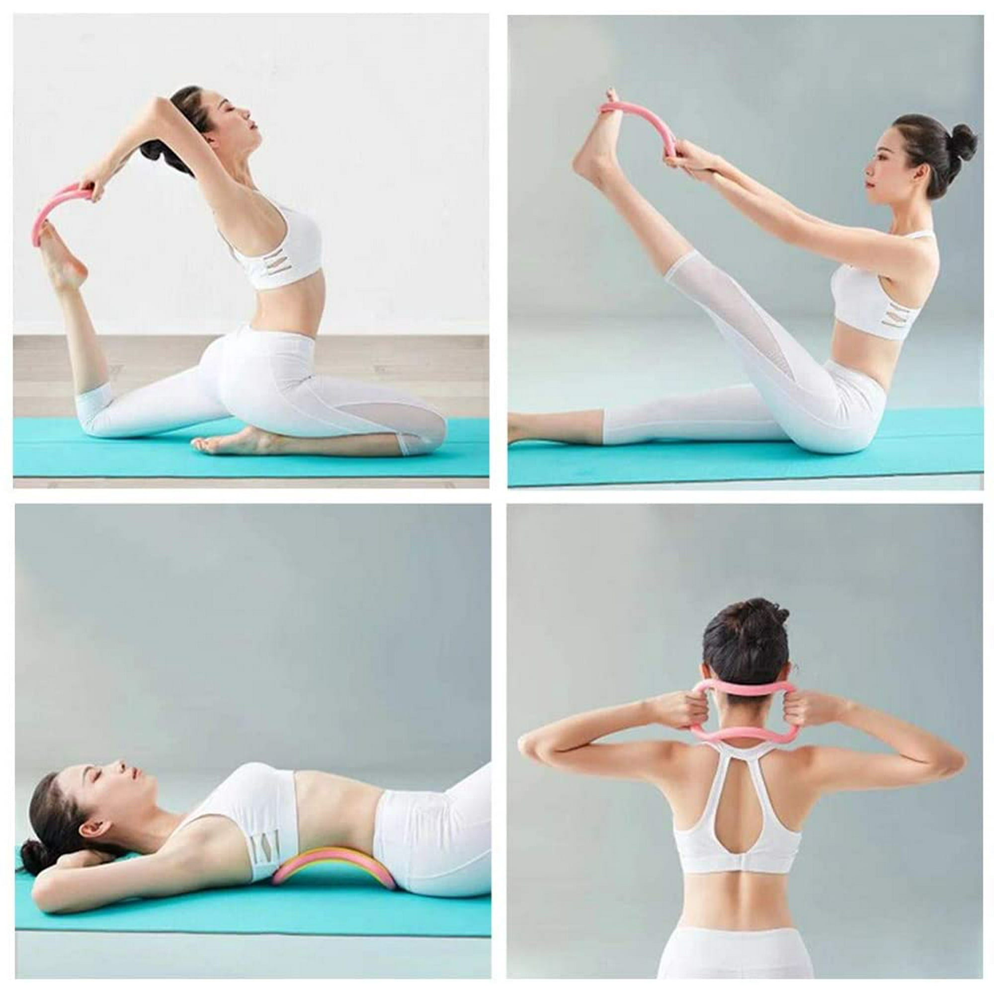 Yoga Anneau Pilates Anneau d Entrainement pour le Dos et les Jambes Douleurs Entrainements a Domicile Gymnase pour les Etirements et Renforcer les