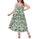 thumbnail image 4 of Vestidos de mujer de talla grande Agnes Orinda con tirantes de espagueti para primavera y verano, vestidos largos bohemios de playa 3X verdes, 4 of 7