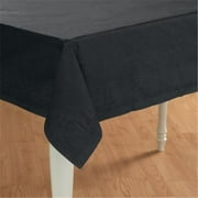 Creative Converting 160555 Black Velvet- Black Paper Tablecover