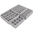 thumbnail image 1 of Organizador de cajones plegable para almacenamiento de ropa interior no tejida, compartimento para calcetines, caja de almacenamiento, divisores, almacenamiento de ropa, ahorro de espacio, 1 of 5