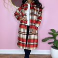thumbnail image 2 of Vedolay Women Winter Parka Coat Autumn Casual Loose Winter Coat Jacket Coat Red,S, 2 of 5