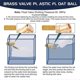 thumbnail image 4 of 2 Pack Water Float Valve 1/2 Inch, Brass Float Ball Float With Adjustable Arm, Automatic Fill And C, 4 of 5