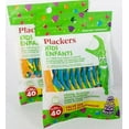 thumbnail image 2 of Plackers Kids Mixed Berry Dental Flossers Two 40 Count Packs (2 pack), 2 of 2