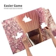 thumbnail image 3 of Sikiie Makeup Brush on Pink Glitter Puzzle, Jigsaw Puzzles, Jigsaw Puzzles 1000 Pieces, Custom Jigsaw Puzzle for Adults (29.5×19.7in, Horizontal), 3 of 9