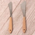 thumbnail image 7 of 2 Pcs Painting Knife Spatula Palette Knife Wood Handle and Painting Accessories for Art a_WM25, 7 of 7
