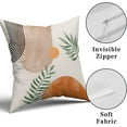 thumbnail image 4 of Mid Century Modern Throw Pillows Covers Abstract Boho Pillow Covers Geometric Minimalist Decorative Pillowcase 18x18 Set of 4 for Couch Home Sofa Bedroom, 4 of 6