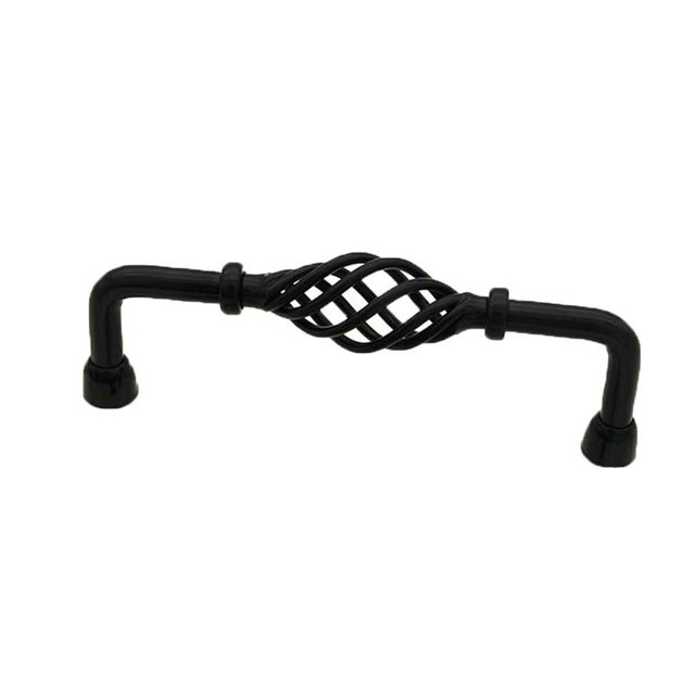 Jaula de pájaros Vintage bronce negro armario manijas redondas armario cajón puerta de armario tiradores de hierro Advancent JJ12830-41