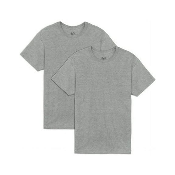 Fruit of the Loom Men's EverSoft Short Sleeve Crew T-Shirt, 2 Pack