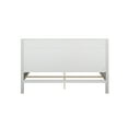 thumbnail image 5 of Camaflexi Hampton Solid Wood Queen Size Bed, Queen Bed Frame with Headboard, Coastal White Finish, 5 of 9