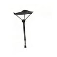 thumbnail image 3 of Taburete plegable para acampar, silla de playa, portátil, carga 275 libras, plegable Negro, 3 of 8