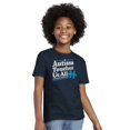 thumbnail image 4 of Autism Touches Us All Puzzle Piece Crewneck T Shirts Boy Girl Teen Brisco Brands XS, 4 of 6
